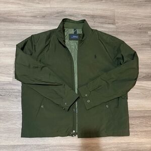 Polo by Ralph Lauren Men's Dark Olive Green Lightweight Jacket